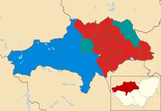 2011 results map