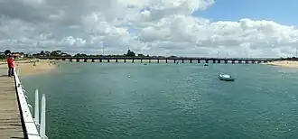 The old Barwon Heads Bridge, 2007