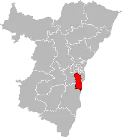 Situation of the canton of Illkirch-Graffenstaden in the department of Bas-Rhin