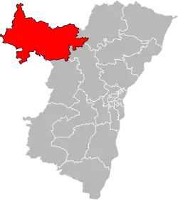 Situation of the canton of Ingwiller in the department of Bas-Rhin