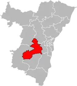 Situation of the canton of Molsheim in the department of Bas-Rhin