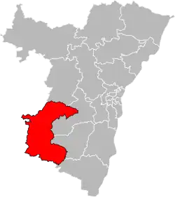 Situation of the canton of Mutzig in the department of Bas-Rhin