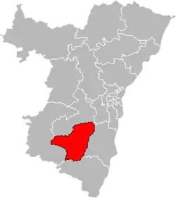 Situation of the canton of Obernai in the department of Bas-Rhin