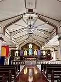 The cathedral's interior in 2025