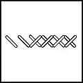 Basic cross stitch as worked in embroidery