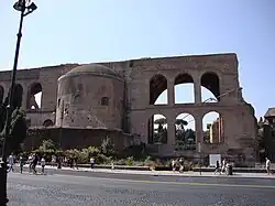 Back side of Basilica of Maxentius