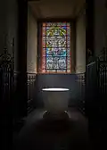 Baptismal font.