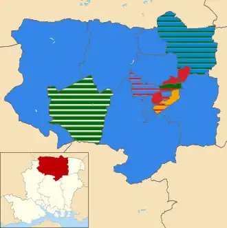 2021 results map