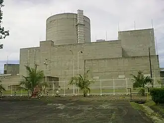Brutalist concrete building