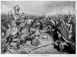 Depiction of the Battle of Carchemish