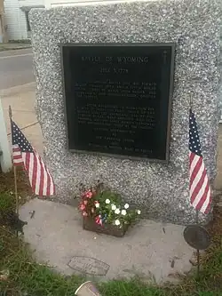 Battle of Wyoming Marker