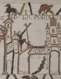 Scene 26 of the Bayeux Tapestry (detail)