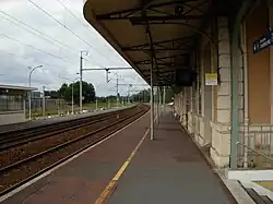 Bayeux station in the Normandy region