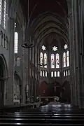 Inside the church