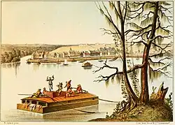 Bayou Sacra, Louisiana, 1840s