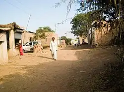 'Bazaar' or commercial street of village Syed Matto Shah