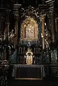An interior altar
