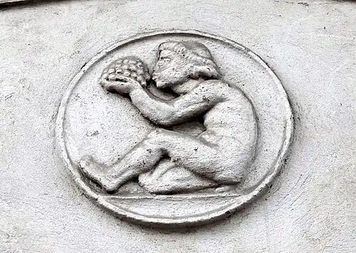 Detail of the lintel medallion