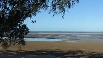 Beach at Keppel Sands (low tide), 2016