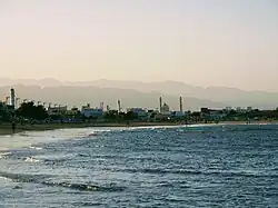 Beach in the sunset