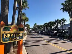 Beaches Town Center Entrance at Neptune Beach Boundary