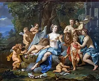 The love asleep near Venus, Musée des Beaux-Arts de Carcassonne