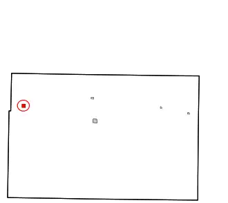 Location in Beaver County and state of Oklahoma.