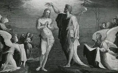 Domenico di Pace Beccafumi, The Baptism of Christ (1528)