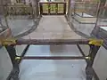 Yuya and Thuya's bed in the Egyptian Museum