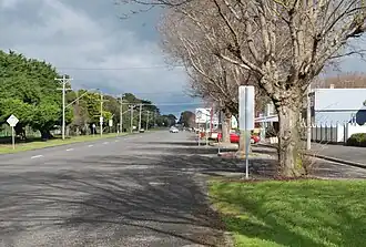 Main Street, Beeac seen from the north