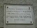 Memorial plaque in Beiuș