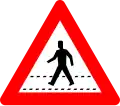 A21: Pedestrian crossing