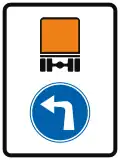 D4: Direction of vehicles transporting dangerous goods