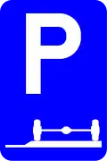 E9e: Parking mandatory on the verge or sidewalk