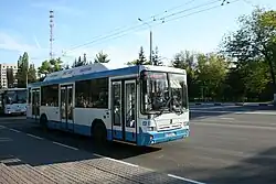 NefAZ bus with methane gas engine
