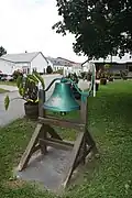 Bell at path to barnyard