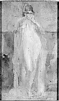 Belle à jour: Bleu et violet (circa 1885), oil on panel by James McNeill Whistler found at the Frick Art Research Library Photoarchive