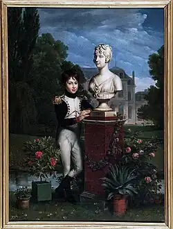 Achille Murat with the bust of his mother, 1811 (Royal Palace of Caserta)