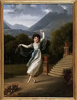 Luise Murat dancing the tarantella, 1811 (Royal Palace of Caserta)