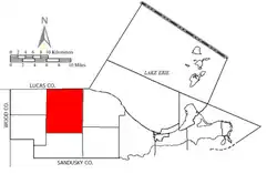Location of Benton Township in Ottawa County.