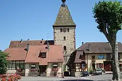 Porte Haute (Upper Gate) in Bergheim