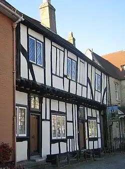 photo of a Tudor half timbered house