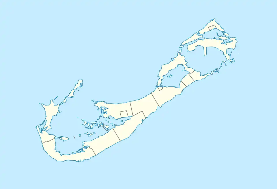 Bermuda national cricket team is located in Bermuda