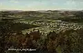Bird's-eye view in 1909