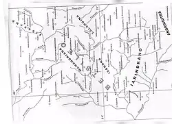 Kingdom of Isandra named after the Isandra River near Fianarantsoa, visible on the map.