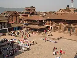Aerial view of Taumadhi square