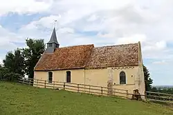 The church in Mirbel, in Belle Vie en Auge