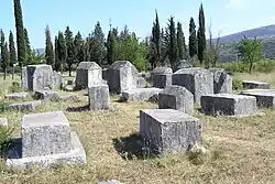 Necropolis with stećci at Radimlja.