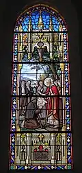 Saint Gildas blessing the dying Saint Bieuzy