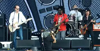Big Audio Dynamite performing live at Lollapalooza at Grant Park in Chicago, 2011